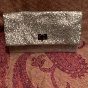 Sparkly Silver Clutch